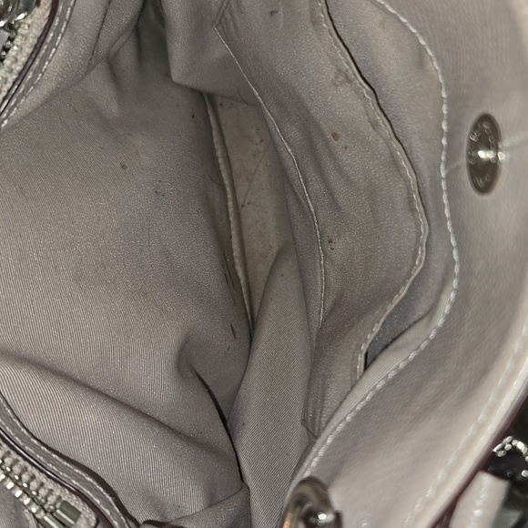 Coach Gray Leather Tote Bag - Picture 9 of 11